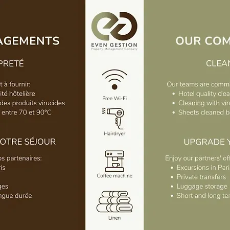 Apartman 4p Calme/full Equipped/charonne/perelachese